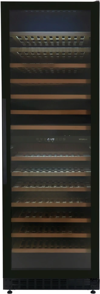 Винный шкаф Hyundai HBWC 1765 DC 1-нокамерн. черный