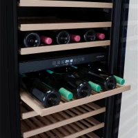 Винный шкаф Hyundai HBWC 1765 DC 1-нокамерн. черный