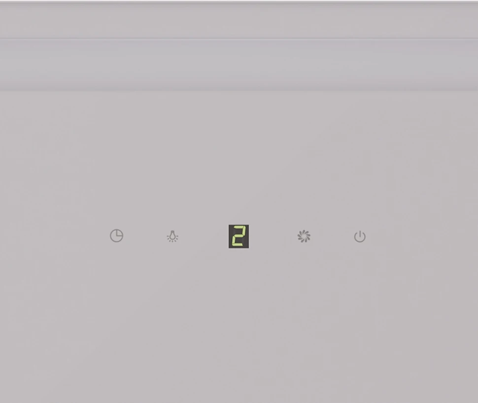 Вытяжка встраиваемая Lex Hyper 600 GS WH белый управление: сенсорное (1 мотор)  