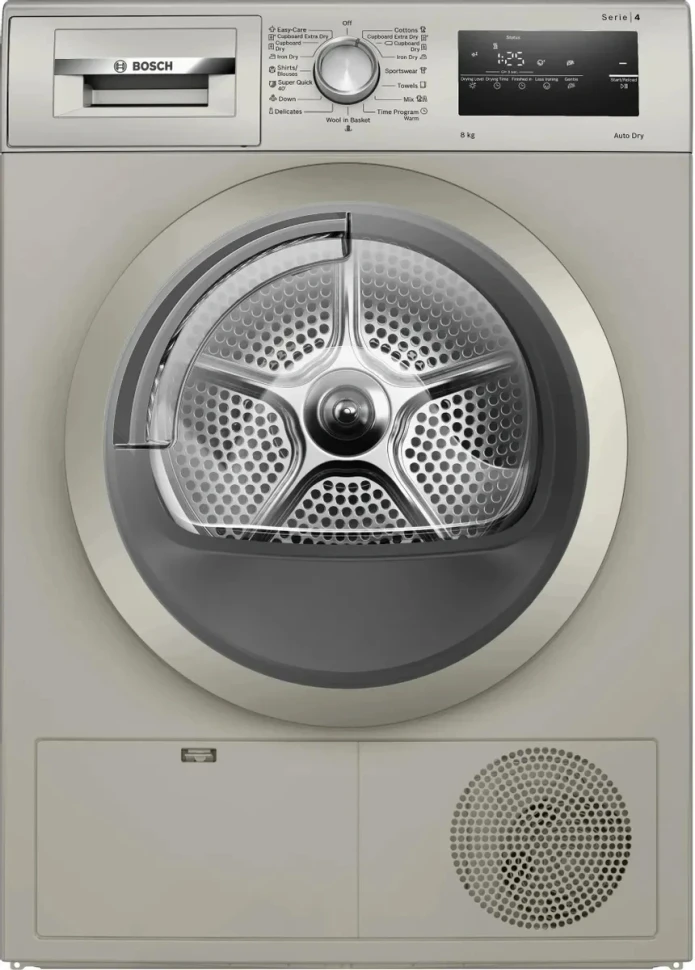 Сушильная машина Bosch WTN86212ME пан.англ. кл.энер.:A+++ макс.загр.:8кг серый  