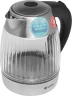 Чайник электрический Vitek VT-7030 1.8л. 2200Вт черный/серебристый корпус: нерж.сталь  