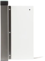 Вытяжка встраиваемая Elikor Интегра Glass 50Н-400-В2Д нержавеющая сталь/стекло белое управление: кнопочное (1 мотор)