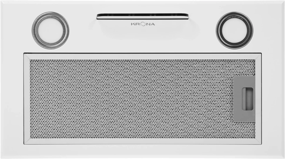 Вытяжка встраиваемая Krona Ameli 600 S белый управление: сенсорное (1 мотор)