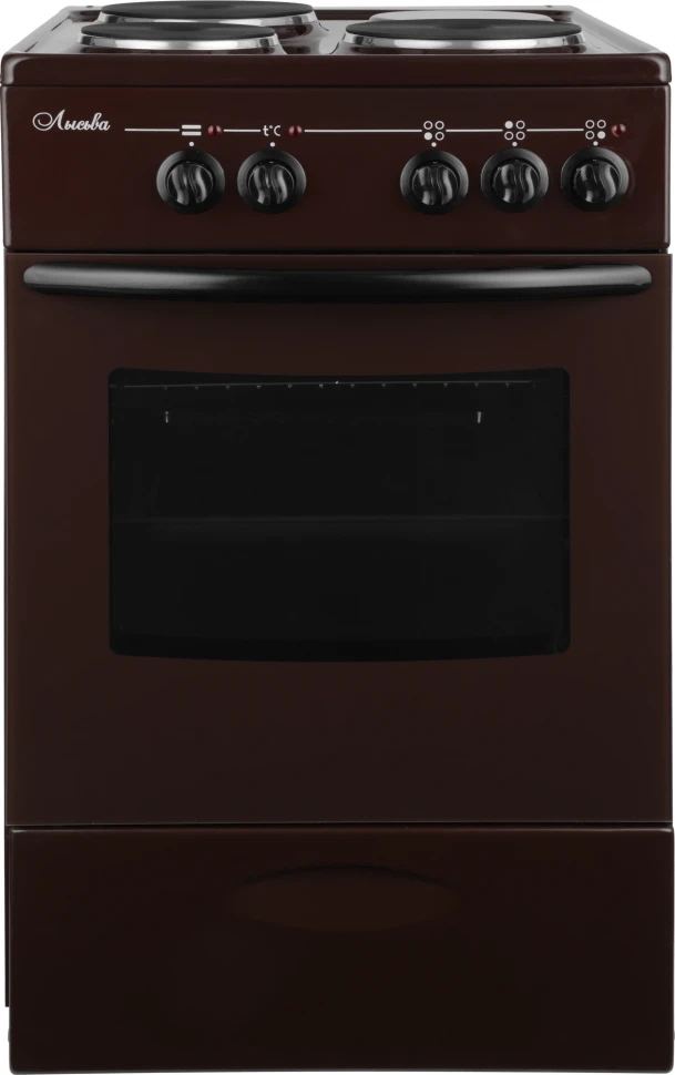 Плита Электрическая Лысьва ЭП 301 МС коричневый эмаль (без крышки)  