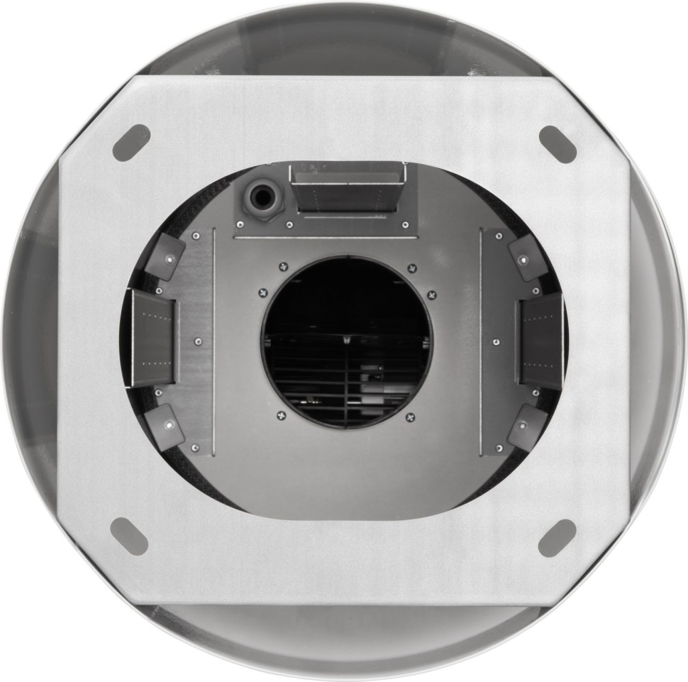 Вытяжка каминная Weissgauff Tubus 1402 Island белый управление: кнопочное (1 мотор)