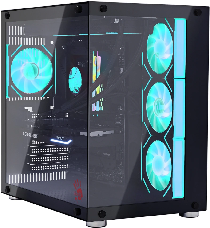 ПК Bloody BD-PC CZ79C3 MT i7 13700KF (3.4) 64Gb SSD1Tb RTX5080 16Gb Windows 11 Home 64 GbitEth 850W черный (RUS) (2086027)  