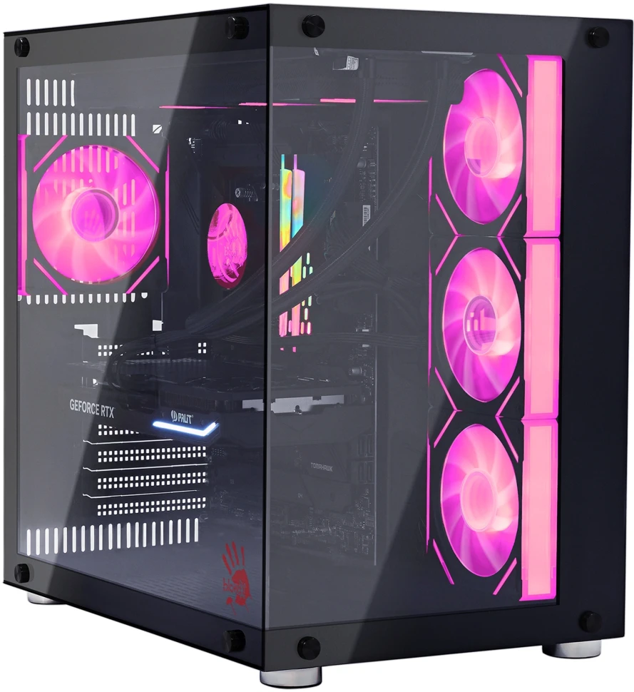 ПК Bloody BD-PC CZ79C3 MT i7 13700KF (3.4) 64Gb SSD1Tb RTX5080 16Gb Windows 11 Home 64 GbitEth 850W черный (RUS) (2086027)  