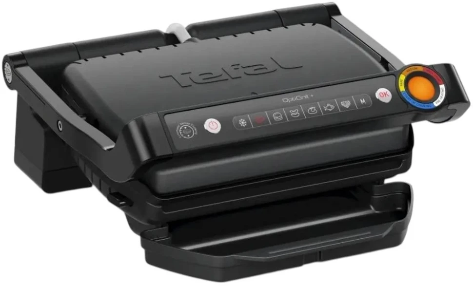 Электрогриль Tefal Optigrill+ GC717810 2000Вт черный/серый