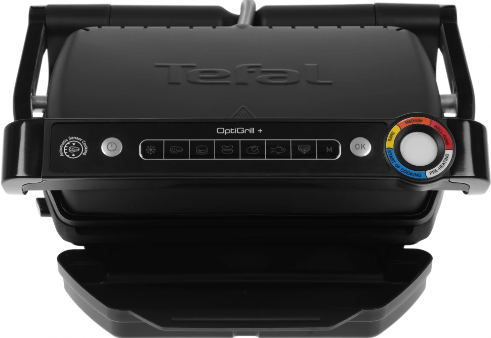 Электрогриль Tefal Optigrill+ GC717810 2000Вт черный/серый