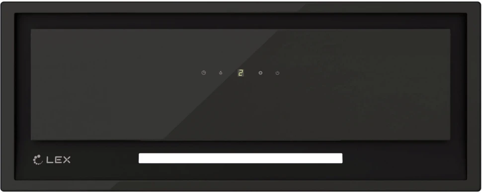 Вытяжка встраиваемая Lex Hyper 900 GS BL черный управление: сенсорное (1 мотор)  