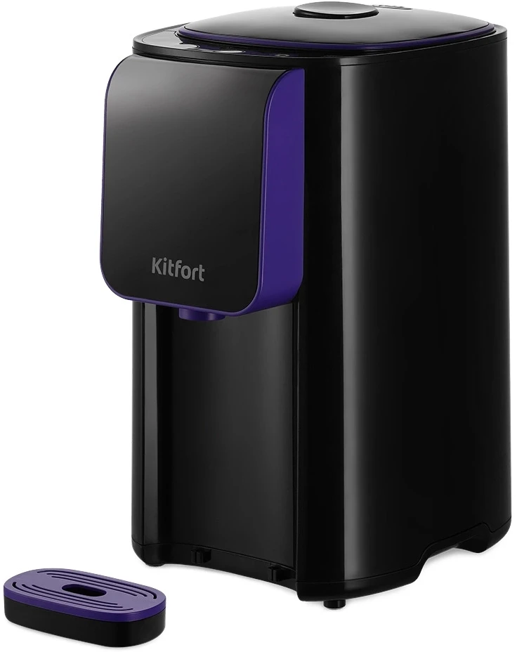 Термопот Kitfort КТ-2517 4.8л. 1450Вт черный/фиолетовый  