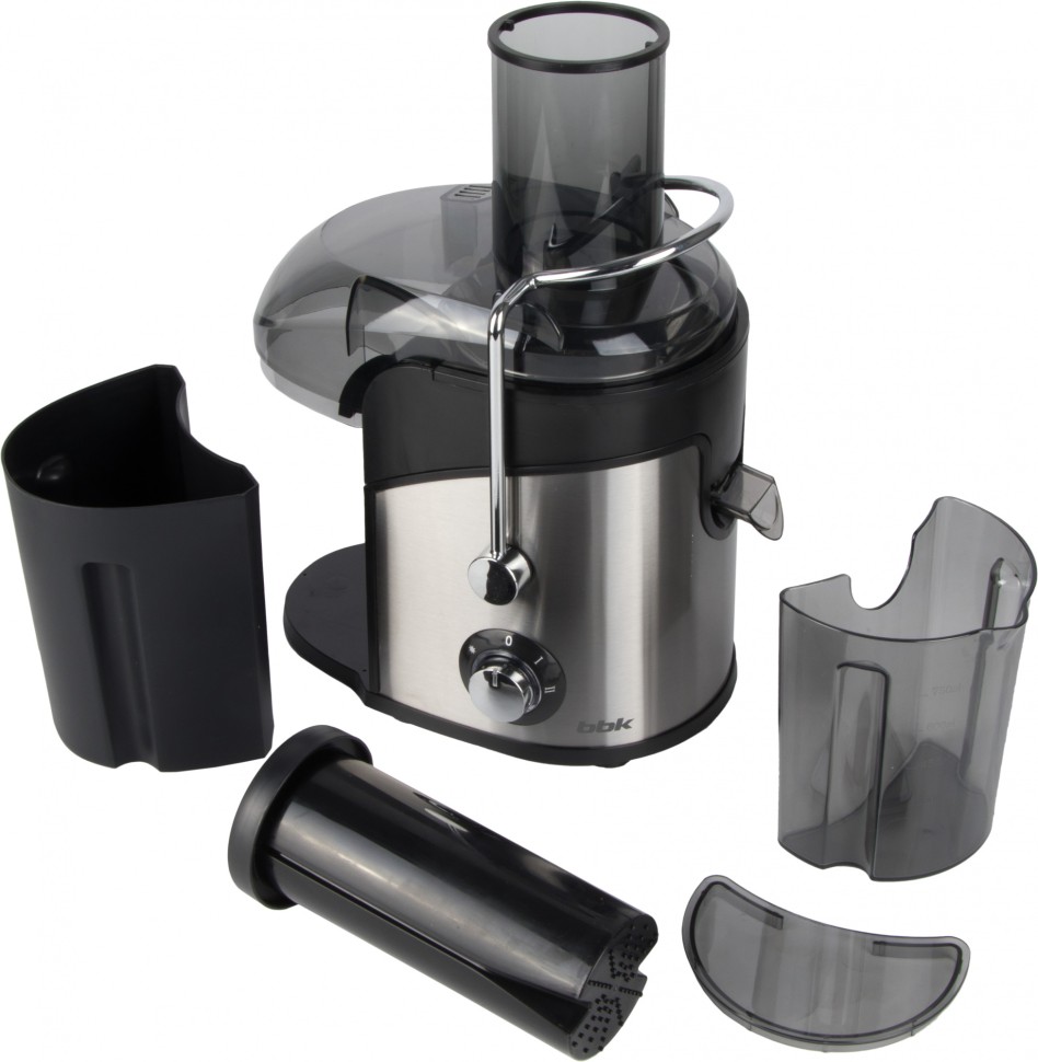 Соковыжималка центробежная BBK JC080-H03 800Вт рез.сок.:750мл. черный/серебристый  