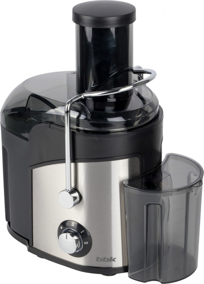 Соковыжималка центробежная BBK JC080-H03 800Вт рез.сок.:750мл. черный/серебристый  