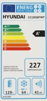 Холодильник Hyundai CC2056FWT 2-хкамерн. белый