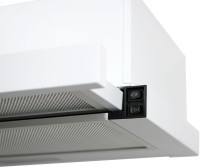 Вытяжка встраиваемая Lex Hubble 2M 600 белый управление: кнопочное (2 мотора)