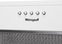 Вытяжка встраиваемая Weissgauff Alpha 50 PB WH белый управление: кнопочное (1 мотор)