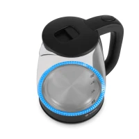 Чайник электрический Vitek VT-7032 1.8л. 1850Вт прозрачный/черный корпус: стекло