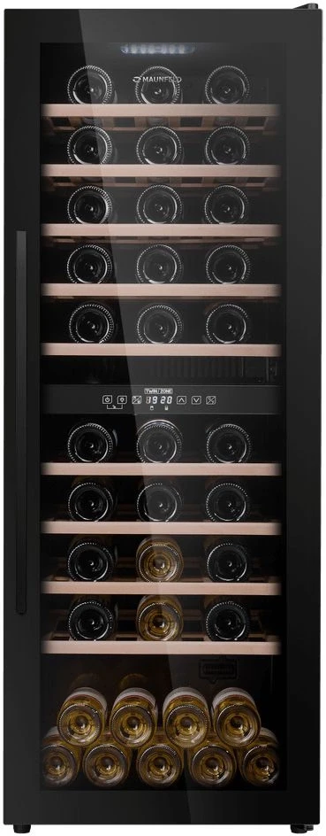 Винный шкаф Maunfeld MFWC-201D77 2-хкамерн. черный