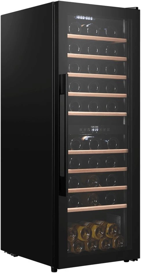 Винный шкаф Maunfeld MFWC-201D77 2-хкамерн. черный