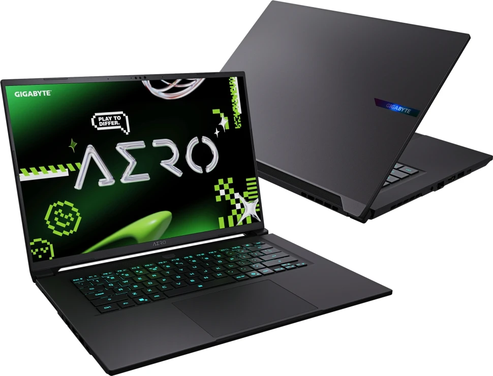 Ноутбук Gigabyte Aero X16 1VH Ryzen AI 7 350 32Gb SSD1Tb NVIDIA GeForce RTX5060 8Gb 16" IPS QHD+ (2560x1600) без ОС grey WiFi BT Cam (1VH93KZC64AD)  
