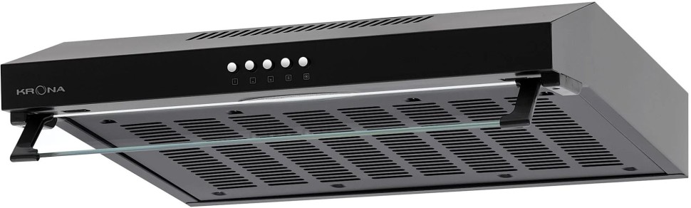 Вытяжка козырьковая Krona Osten 500 Pb черный управление: кнопочное (1 мотор)