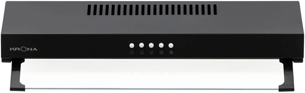 Вытяжка козырьковая Krona Osten 500 Pb черный управление: кнопочное (1 мотор)