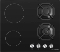 Газовая варочная поверхность Maunfeld EEHG.642VC.2CB/KG черный