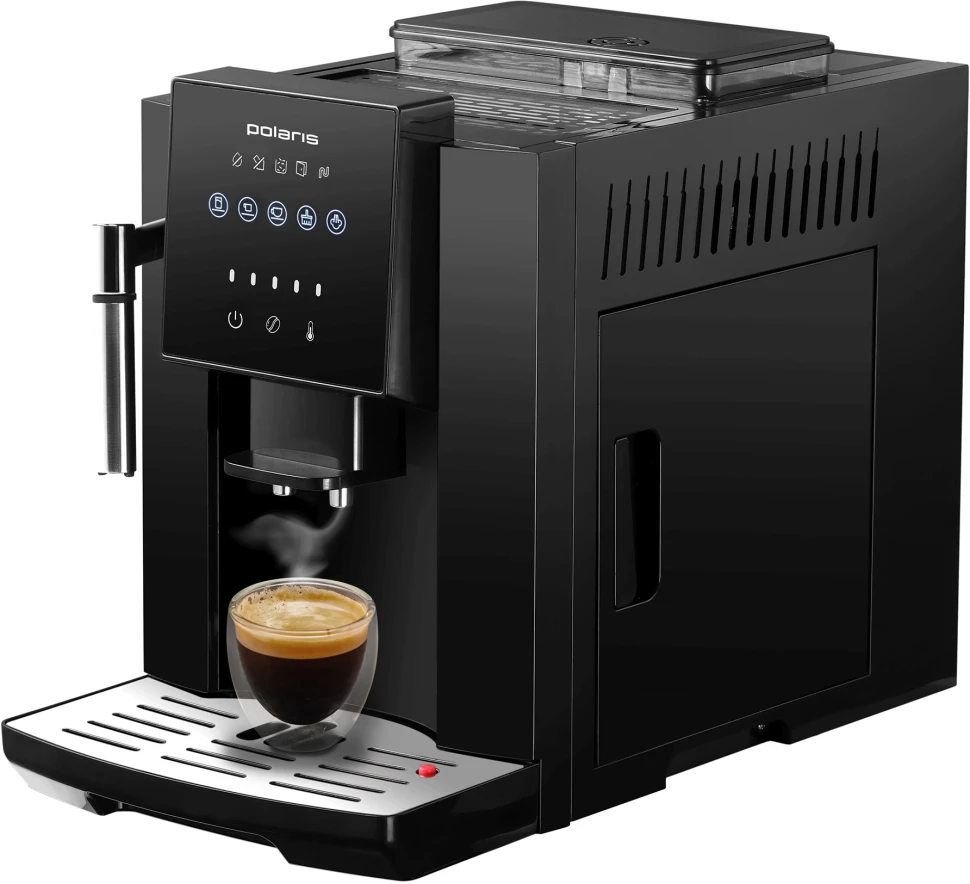 Кофемашина Polaris PACM 2041SW 1450Вт черный  