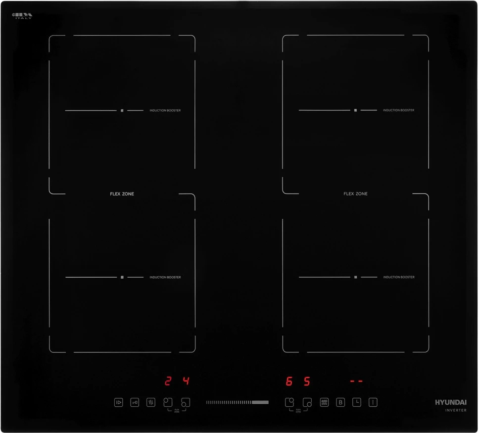 Индукционная варочная поверхность Hyundai HHI 6772 BG черный