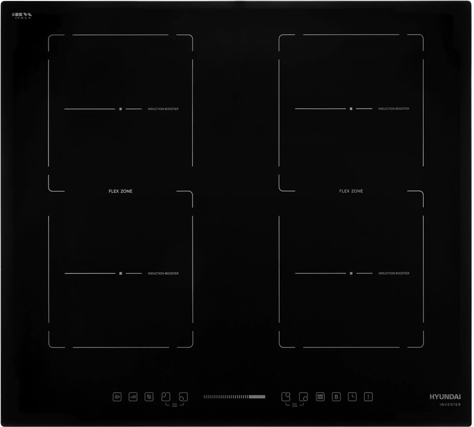 Индукционная варочная поверхность Hyundai HHI 6772 BG черный