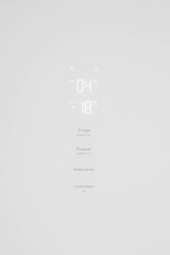 Холодильник Hyundai CC35083F белое стекло 2-хкамерн. белый  