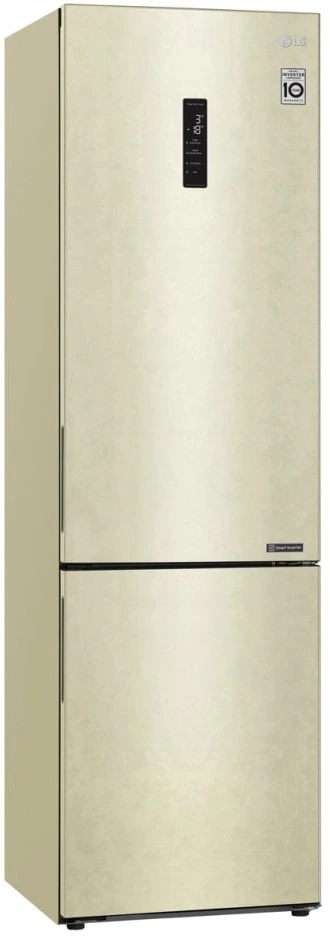 Холодильник LG GA-B509CESL 2-хкамерн. бежевый мат. инвертер