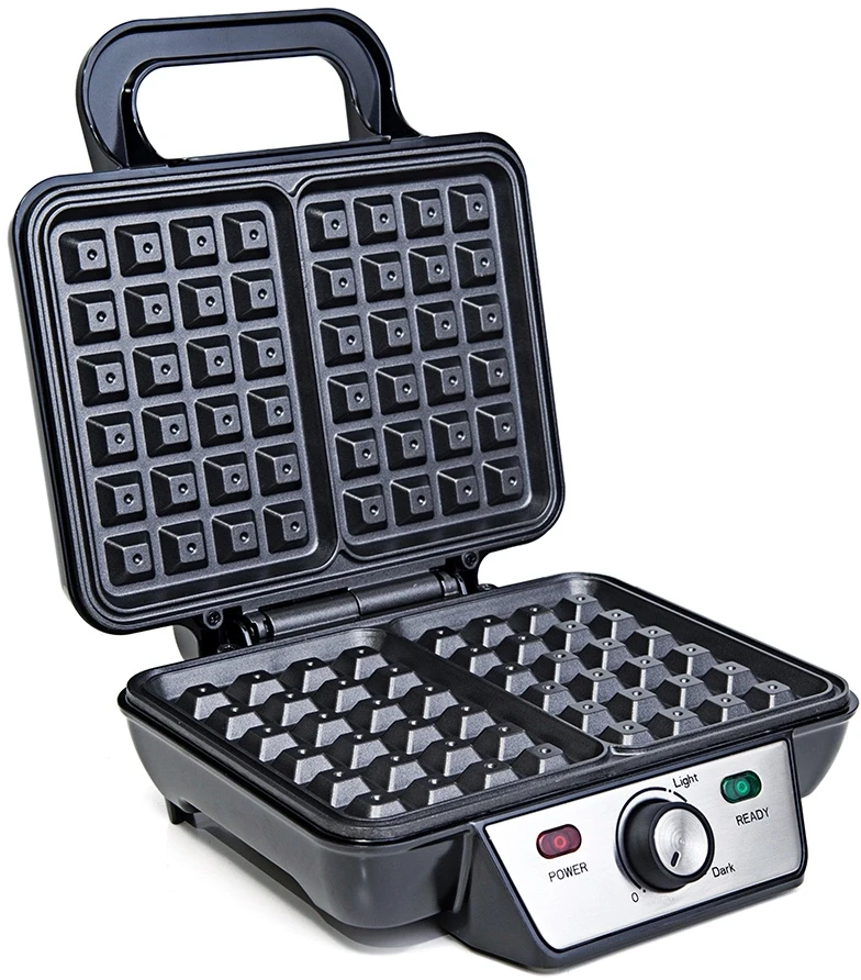 Вафельница Kitfort KT-1620 920Вт серебристый/черный