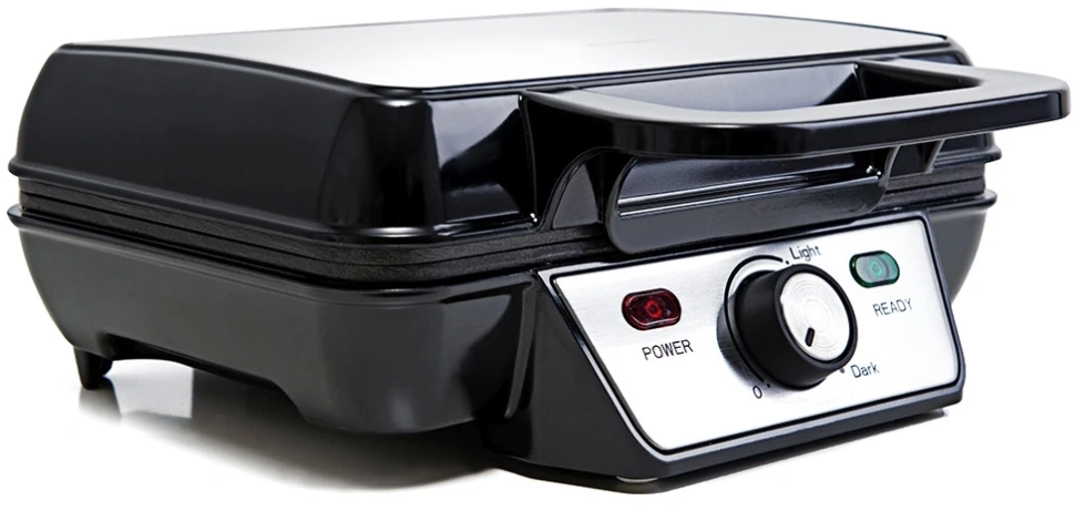 Вафельница Kitfort KT-1620 920Вт серебристый/черный