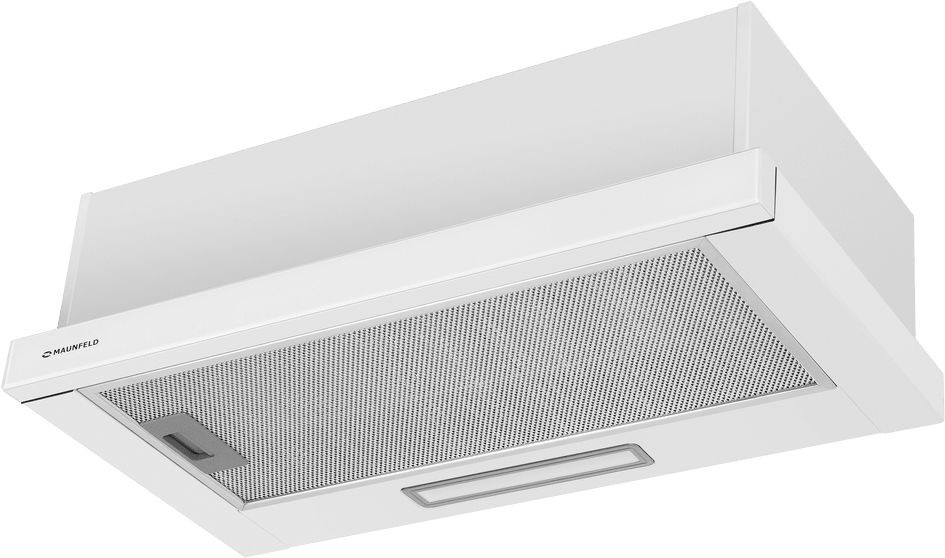 Вытяжка встраиваемая Maunfeld Clyde 50 белый управление: кулисные переключатели (1 мотор)  