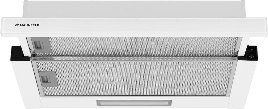 Вытяжка встраиваемая Maunfeld Clyde 50 белый управление: кулисные переключатели (1 мотор)  
