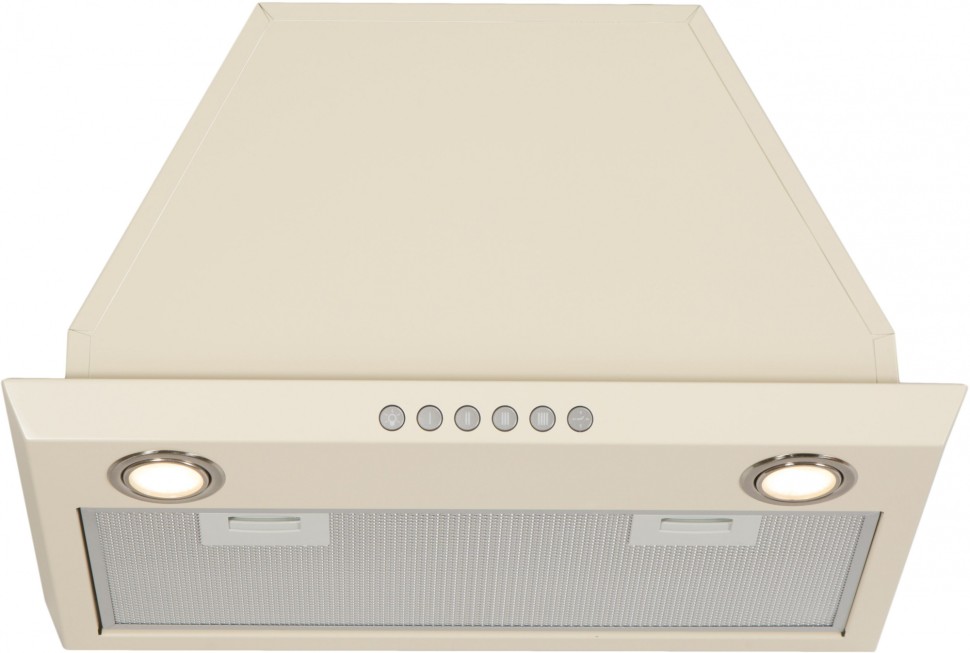 Вытяжка встраиваемая Elikor Врезной блок 52П-1000-Э4Д кремовый управление: кнопочное (1 мотор)  