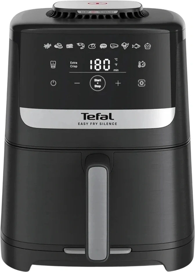 Аэрогриль Tefal EY5528E0 5л 1670Вт черный/серебристый (7211419374)  