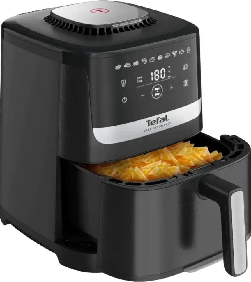 Аэрогриль Tefal EY5528E0 5л 1670Вт черный/серебристый (7211419374)  