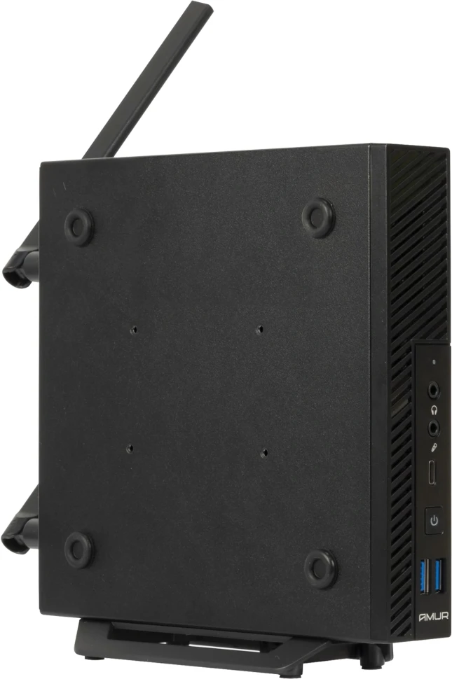ПК Мини Amur Финвал H6I12 АМУЕ.466219.002 i3 12100 (3.3) 8Gb SSD256Gb UHDG 730 без ОС GbitEth WiFi BT 120W черный (RUS) (АМУЕ.466219.002 2162599)  