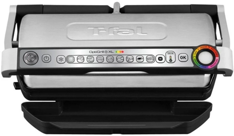 Электрогриль Tefal Optigrill GC724D12 2000Вт серебристый  