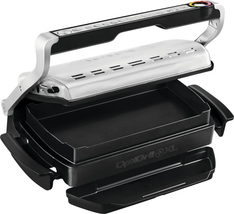 Электрогриль Tefal Optigrill GC724D12 2000Вт серебристый  