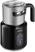Капучинатор Kitfort КТ-793 стационар. 700мл черный/серебристый