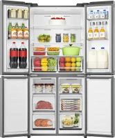 Холодильник Hisense RQ5P470SEI1 3-хкамерн. серый инвертер