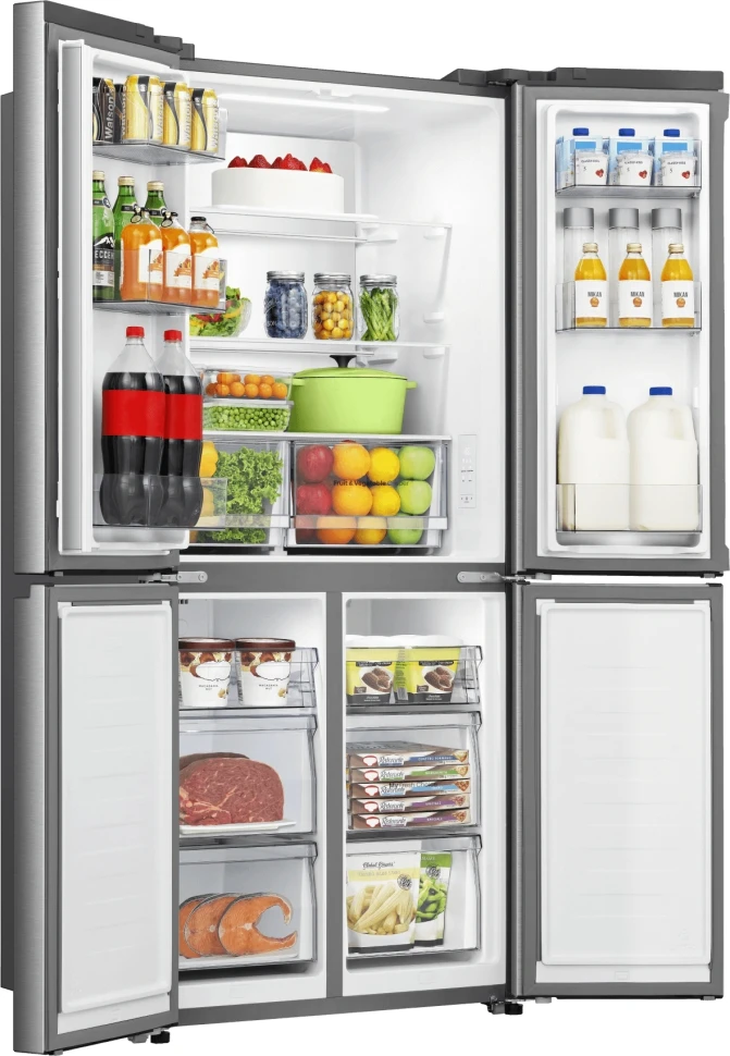 Холодильник Hisense RQ5P470SEI1 3-хкамерн. серый инвертер