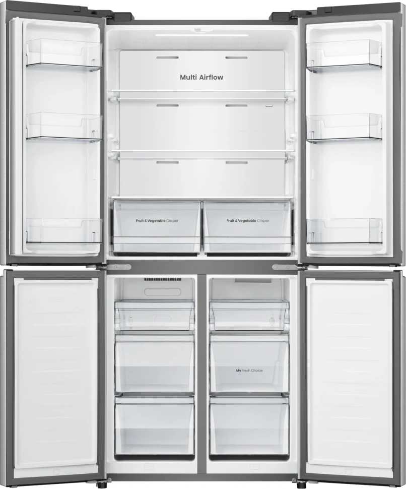 Холодильник Hisense RQ5P470SEI1 3-хкамерн. серый инвертер