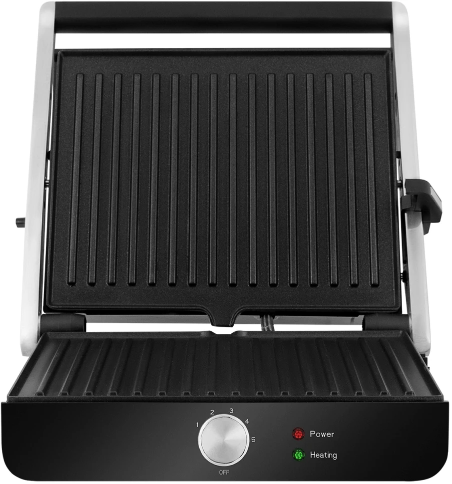 Электрогриль Red Solution RGM-M815 2000Вт черный/серебристый  