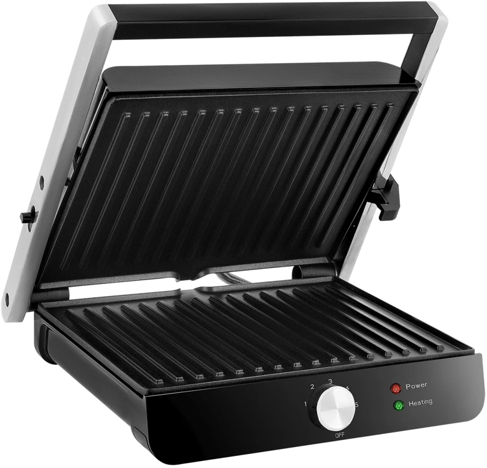 Электрогриль Red Solution RGM-M815 2000Вт черный/серебристый  