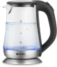 Чайник электрический Vitek VT-7036 1.7л. 2200Вт прозрачный корпус: стекло  