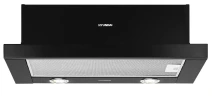 Вытяжка встраиваемая Hyundai HBH 6232 BK черный управление: кулисные переключатели (1 мотор)  